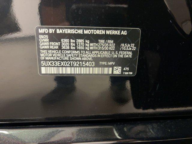 new 2026 BMW X6 car, priced at $94,285