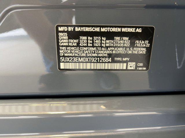 new 2026 BMW X7 car, priced at $99,545