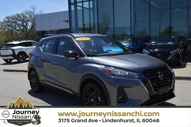 used 2021 Nissan Kicks car, priced at $18,771