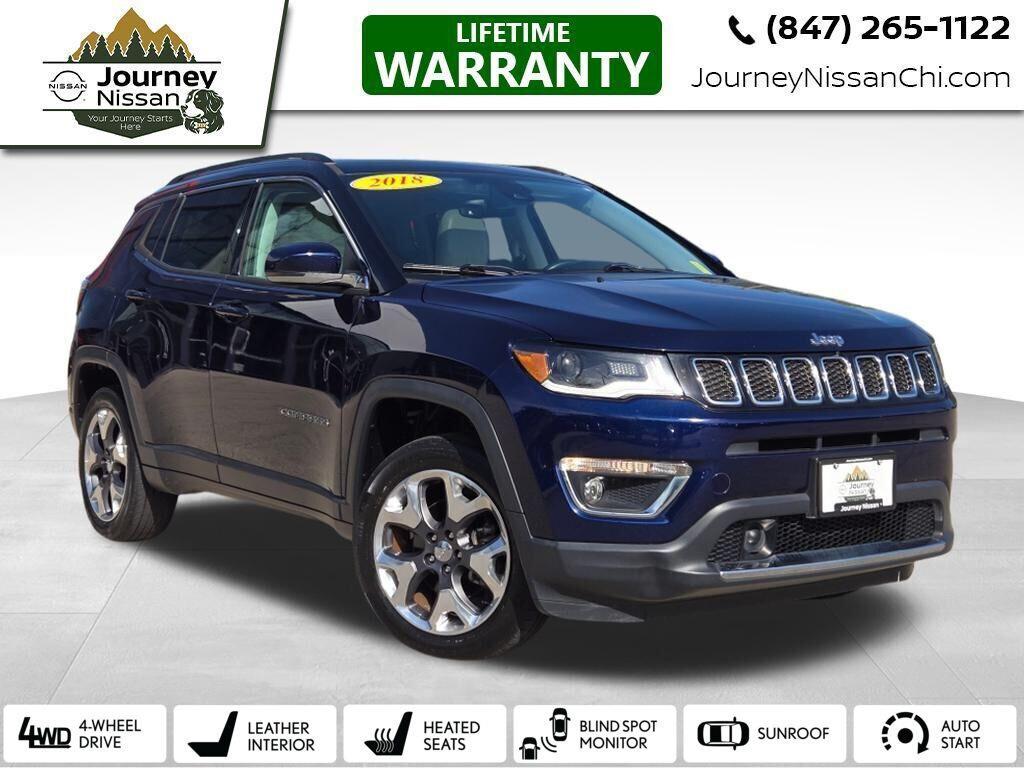 used 2018 Jeep Compass car, priced at $18,977