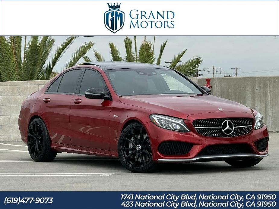 used 2018 Mercedes-Benz AMG C 43 car, priced at $29,329