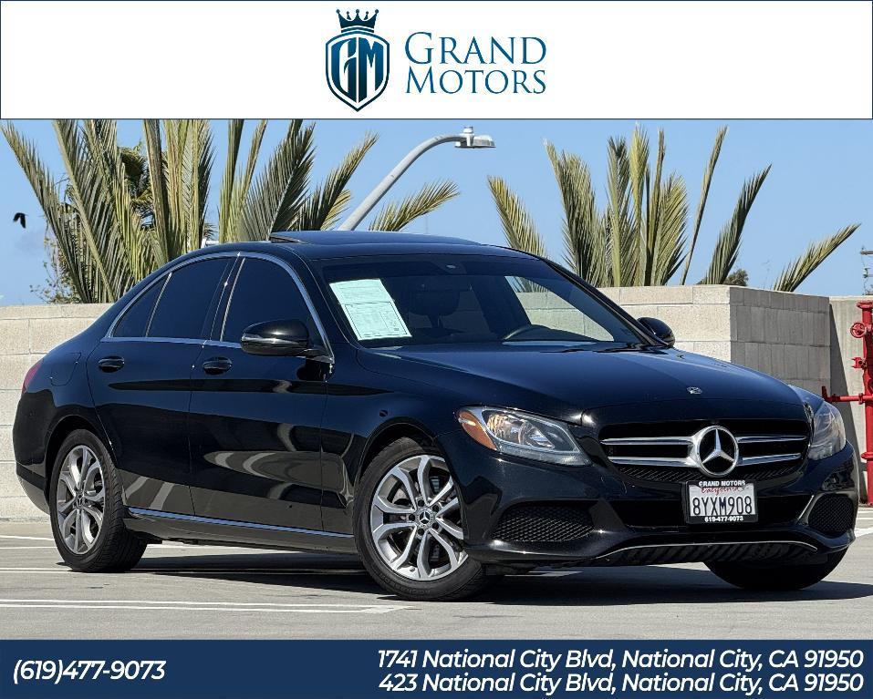 used 2018 Mercedes-Benz C-Class car, priced at $14,995