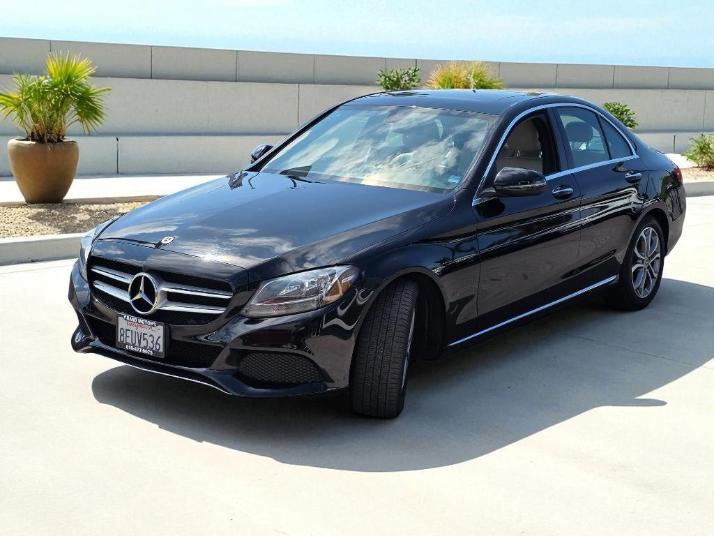 used 2018 Mercedes-Benz C-Class car, priced at $17,455