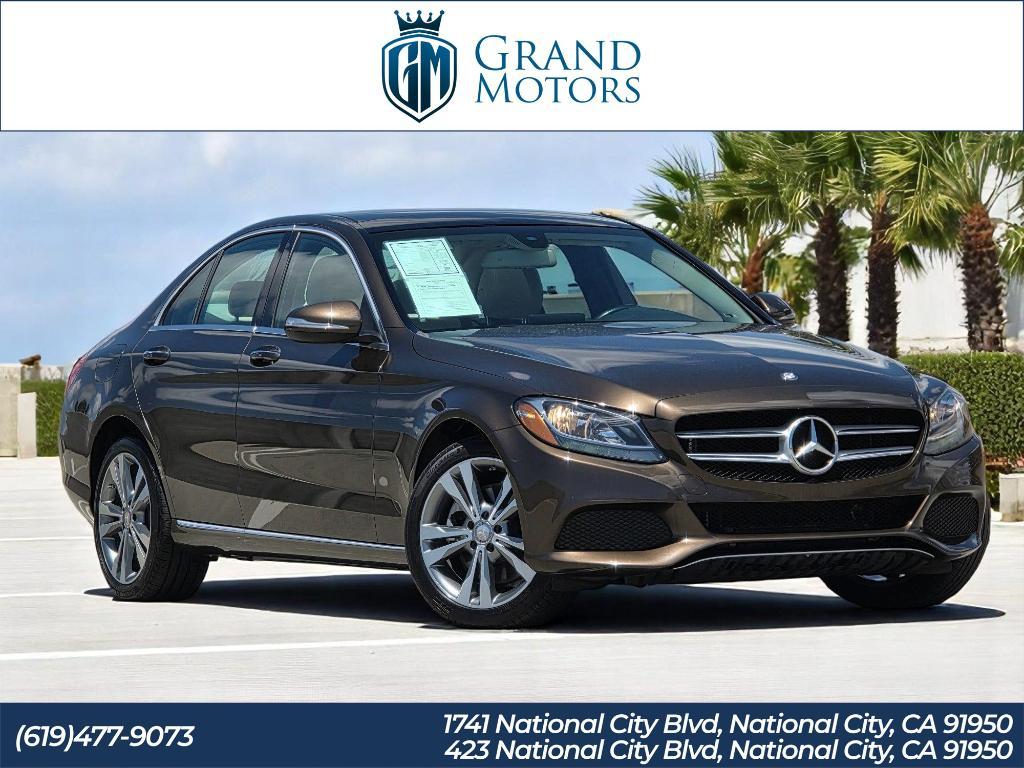 used 2015 Mercedes-Benz C-Class car, priced at $17,995