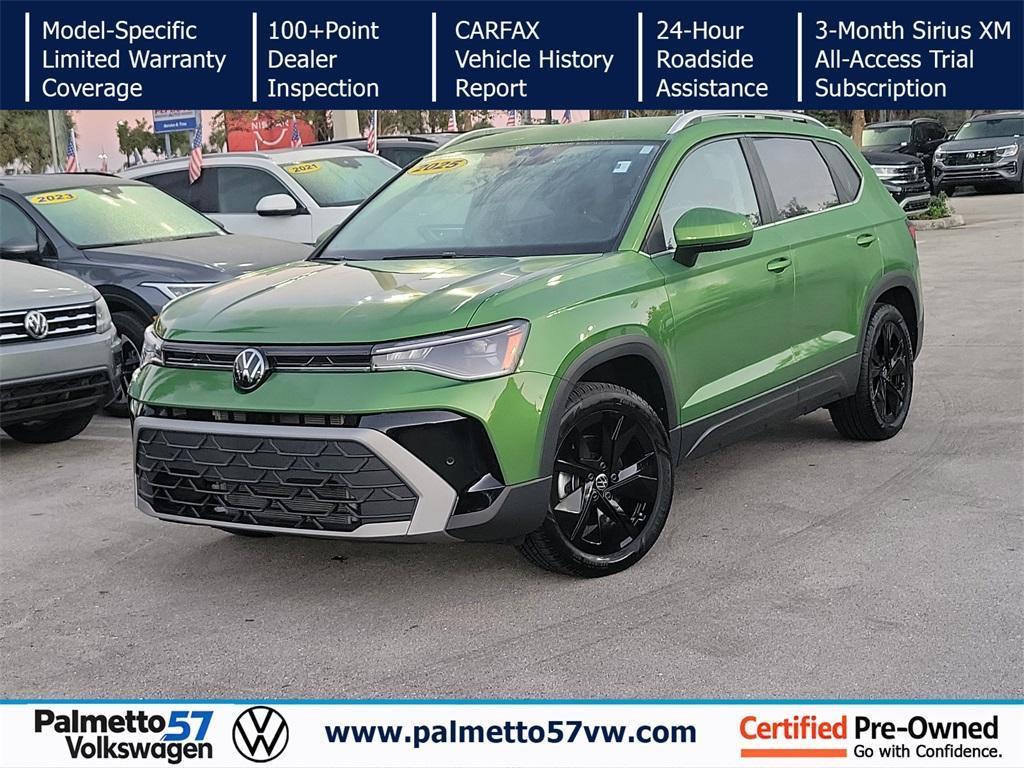used 2025 Volkswagen Taos car, priced at $23,899