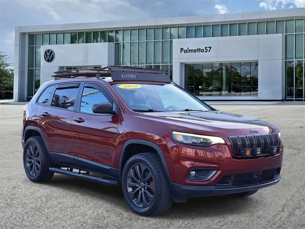 used 2021 Jeep Cherokee car, priced at $18,699