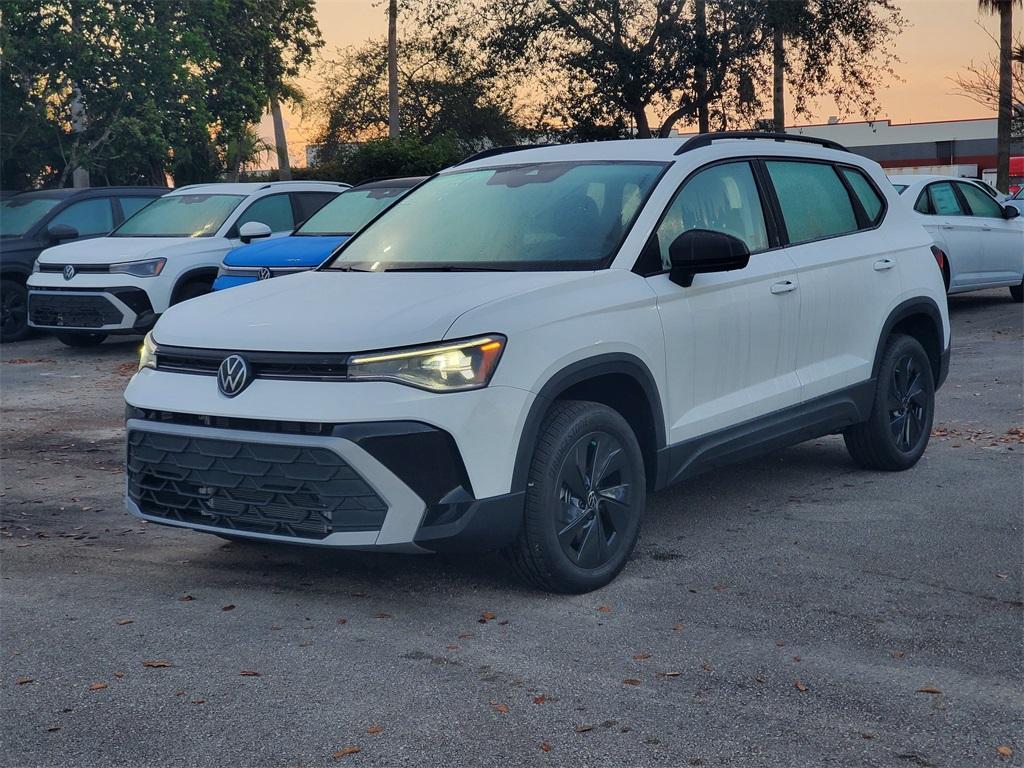 new 2025 Volkswagen Taos car, priced at $25,159