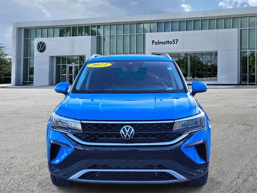 used 2023 Volkswagen Taos car, priced at $18,856