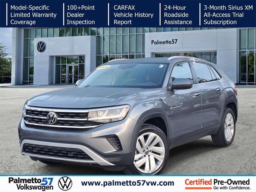 used 2022 Volkswagen Atlas Cross Sport car, priced at $23,191