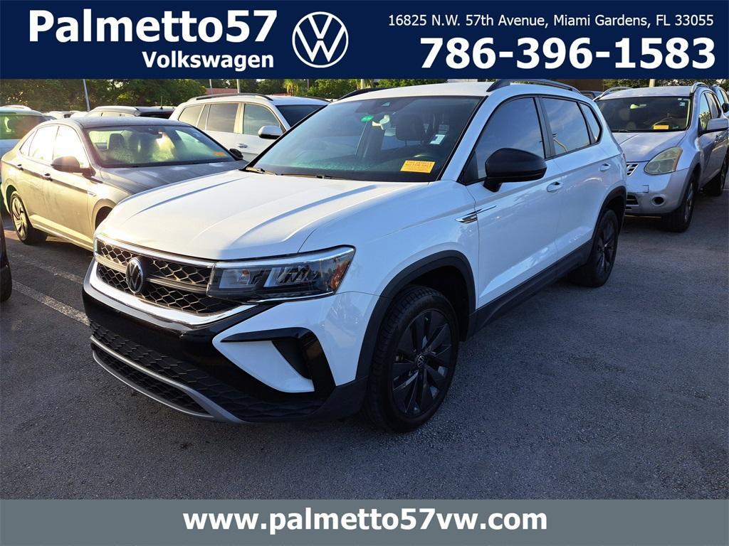 used 2022 Volkswagen Taos car, priced at $20,599