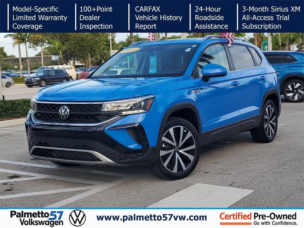 used 2024 Volkswagen Taos car, priced at $22,999