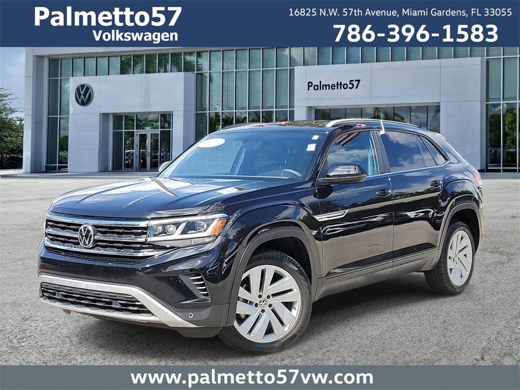 used 2021 Volkswagen Atlas Cross Sport car, priced at $16,791