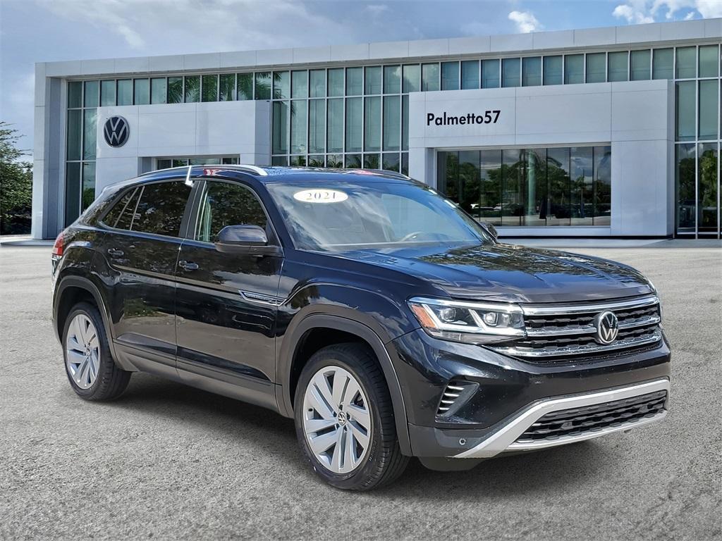 used 2021 Volkswagen Atlas Cross Sport car, priced at $18,491