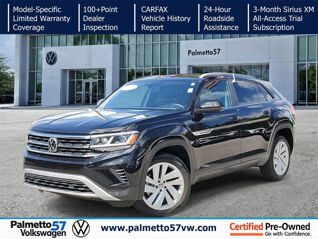 used 2021 Volkswagen Atlas Cross Sport car, priced at $18,491