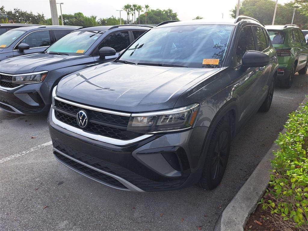 used 2023 Volkswagen Taos car, priced at $19,991
