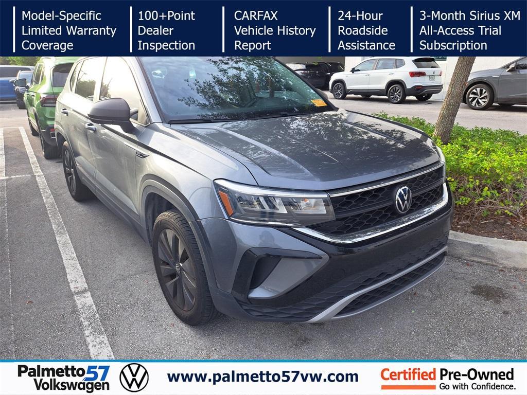 used 2023 Volkswagen Taos car, priced at $19,991