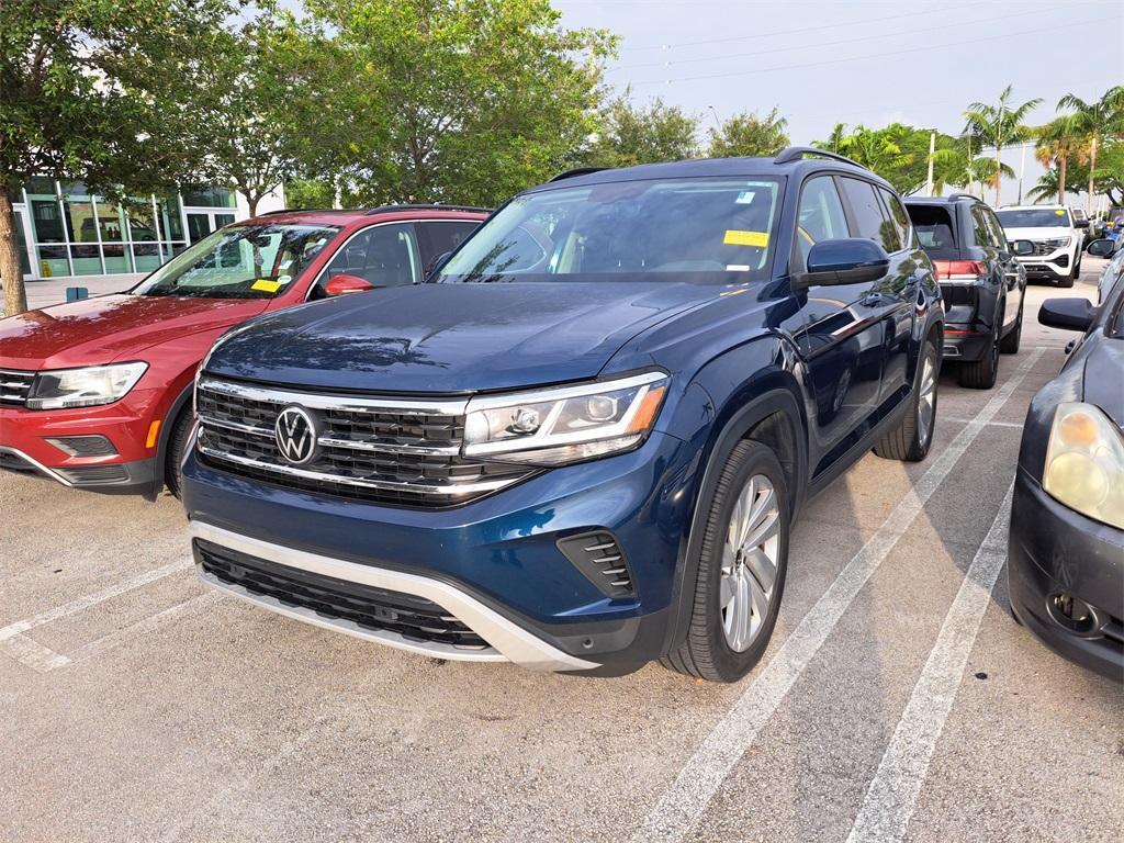 used 2021 Volkswagen Atlas car, priced at $24,599