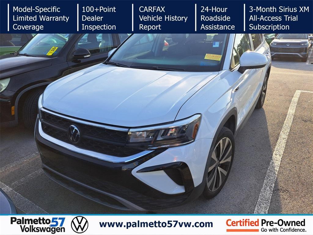 used 2022 Volkswagen Taos car, priced at $18,971