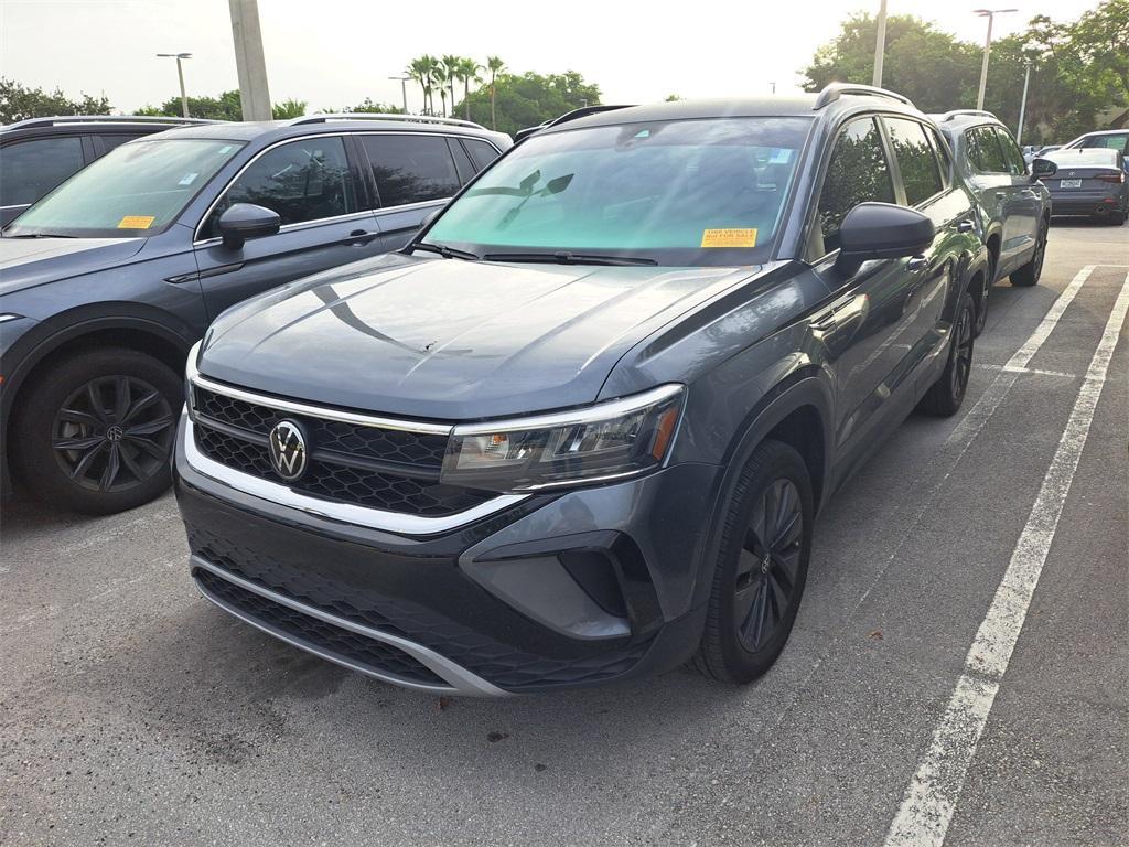 used 2023 Volkswagen Taos car, priced at $19,637