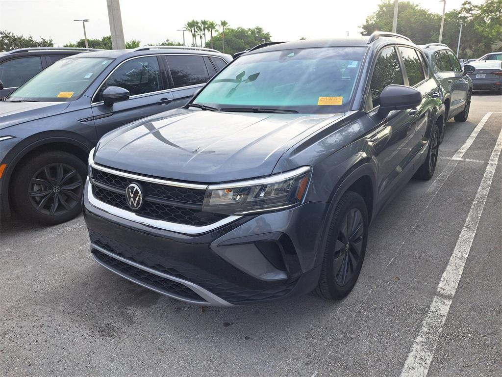 used 2023 Volkswagen Taos car, priced at $19,637