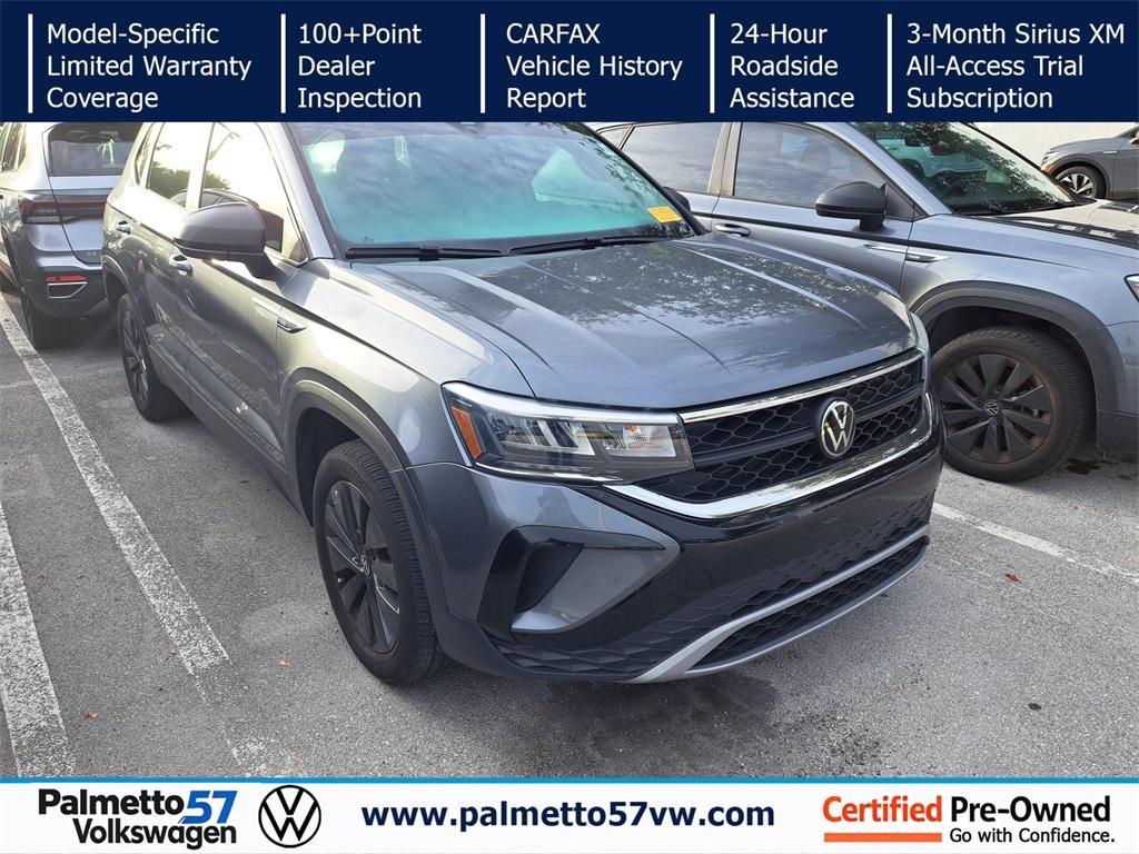 used 2023 Volkswagen Taos car, priced at $19,637