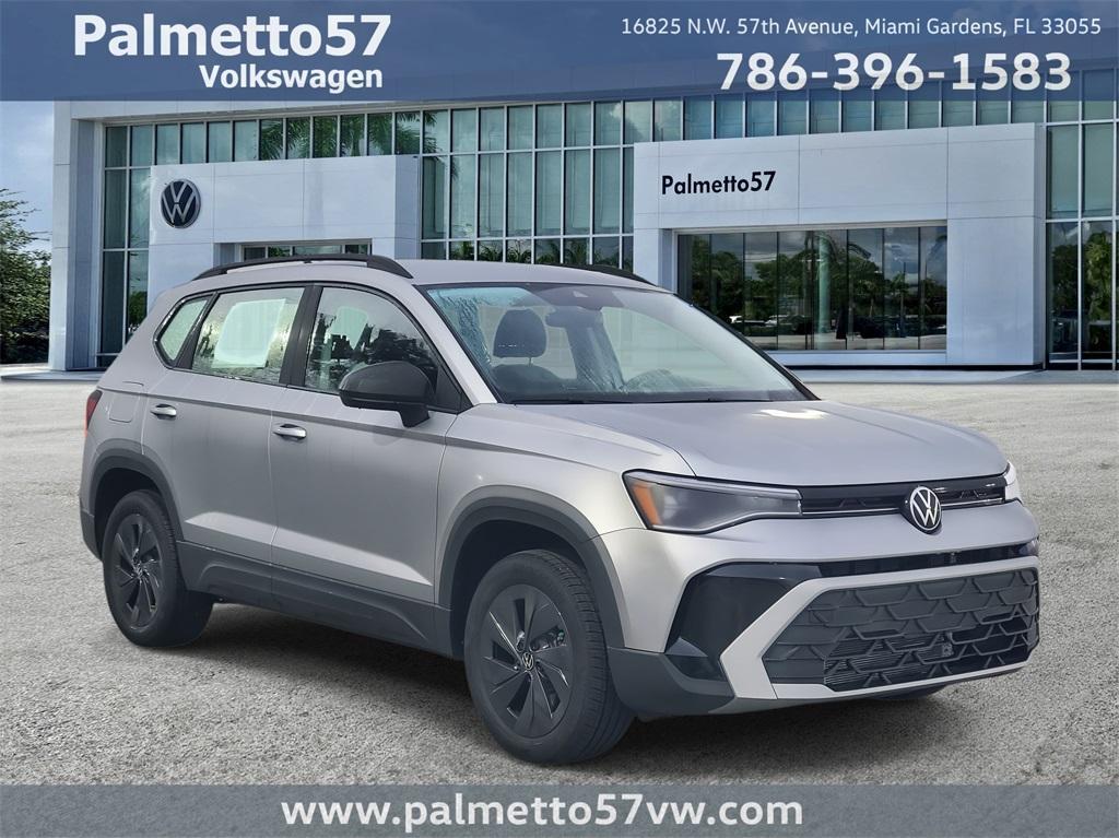 new 2025 Volkswagen Taos car, priced at $25,554
