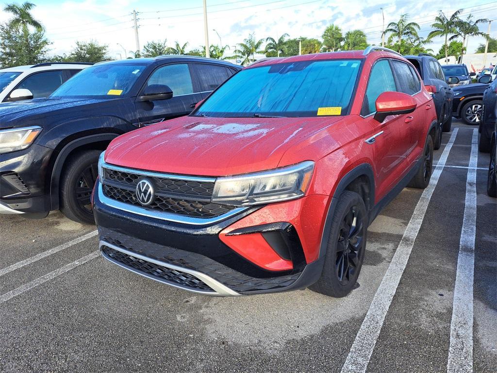 used 2022 Volkswagen Taos car, priced at $18,089