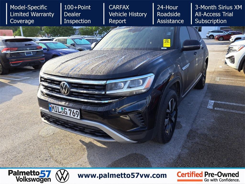 used 2023 Volkswagen Atlas Cross Sport car, priced at $20,991