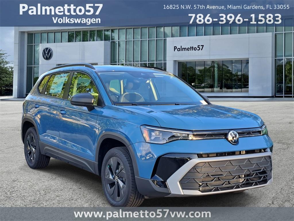 new 2025 Volkswagen Taos car, priced at $26,153