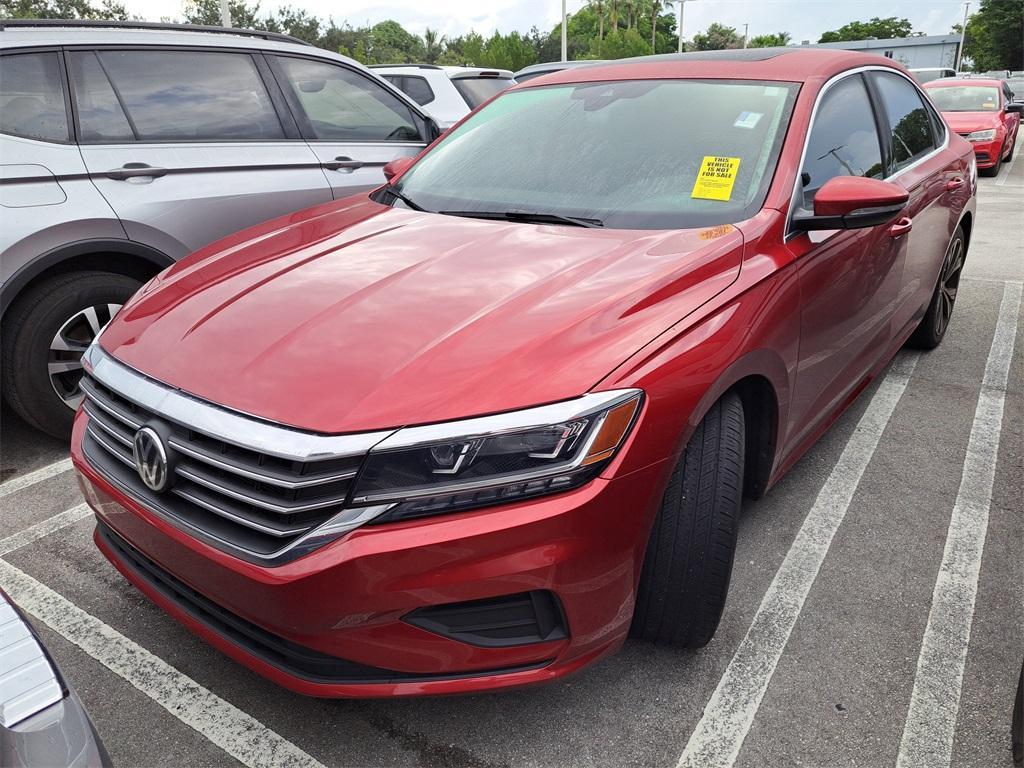 used 2022 Volkswagen Passat car, priced at $19,017