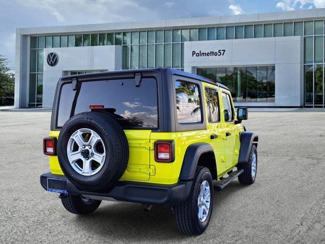 used 2022 Jeep Wrangler Unlimited car, priced at $26,457