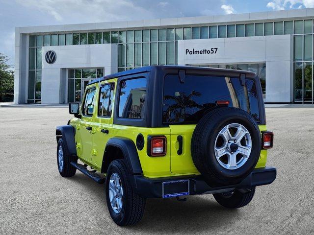 used 2022 Jeep Wrangler Unlimited car, priced at $26,457