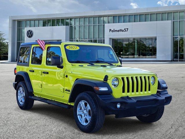 used 2022 Jeep Wrangler Unlimited car, priced at $26,457