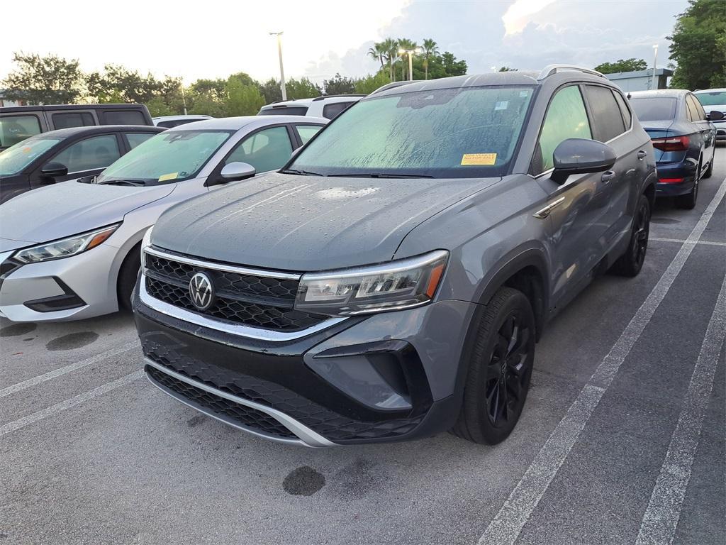 used 2023 Volkswagen Taos car, priced at $20,174