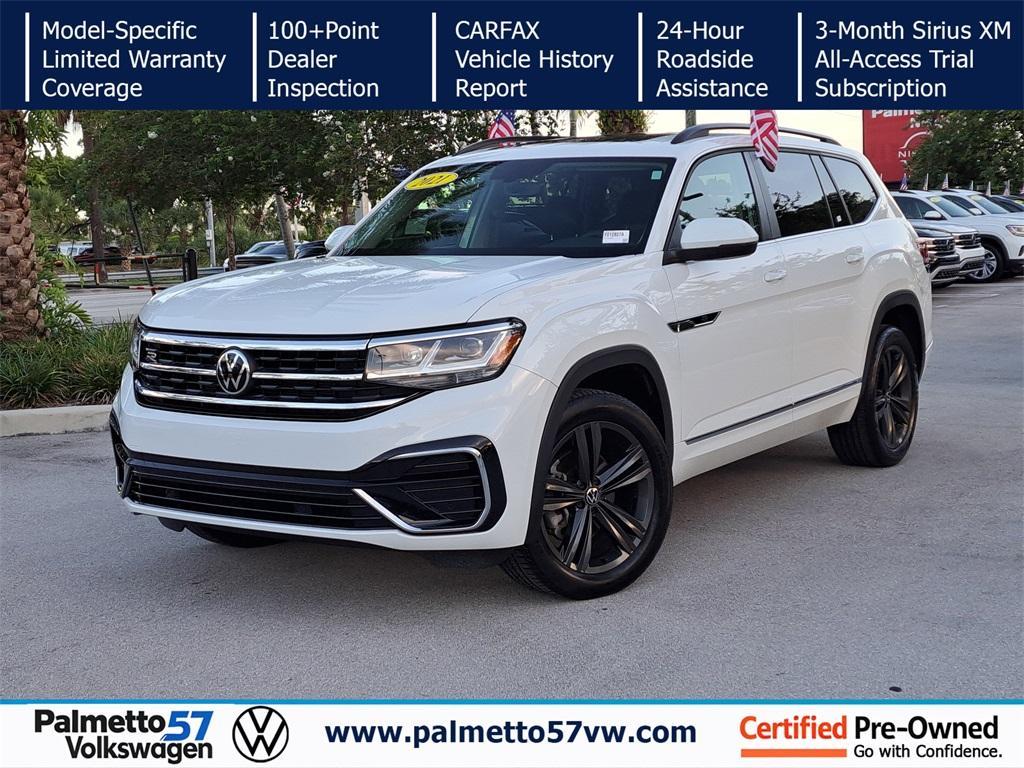 used 2021 Volkswagen Atlas car, priced at $22,704