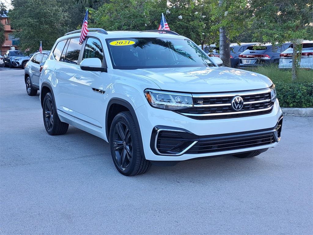 used 2021 Volkswagen Atlas car, priced at $22,704