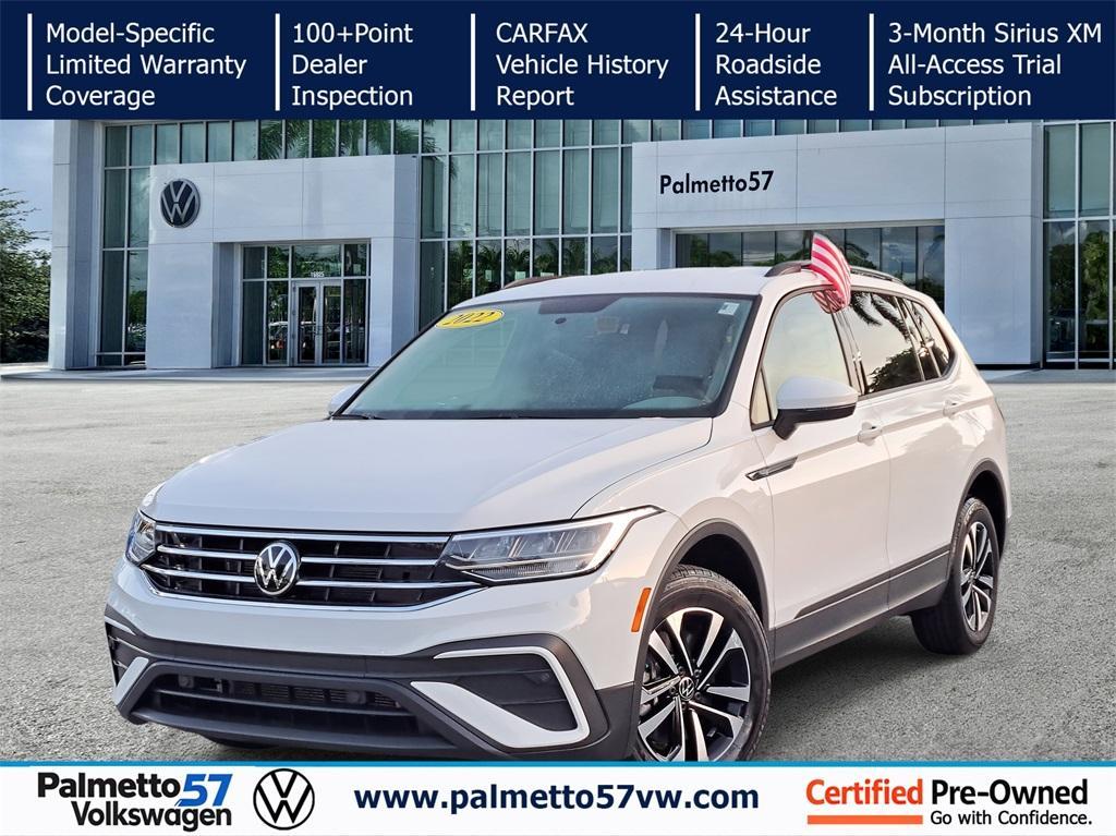 used 2022 Volkswagen Tiguan car, priced at $14,849