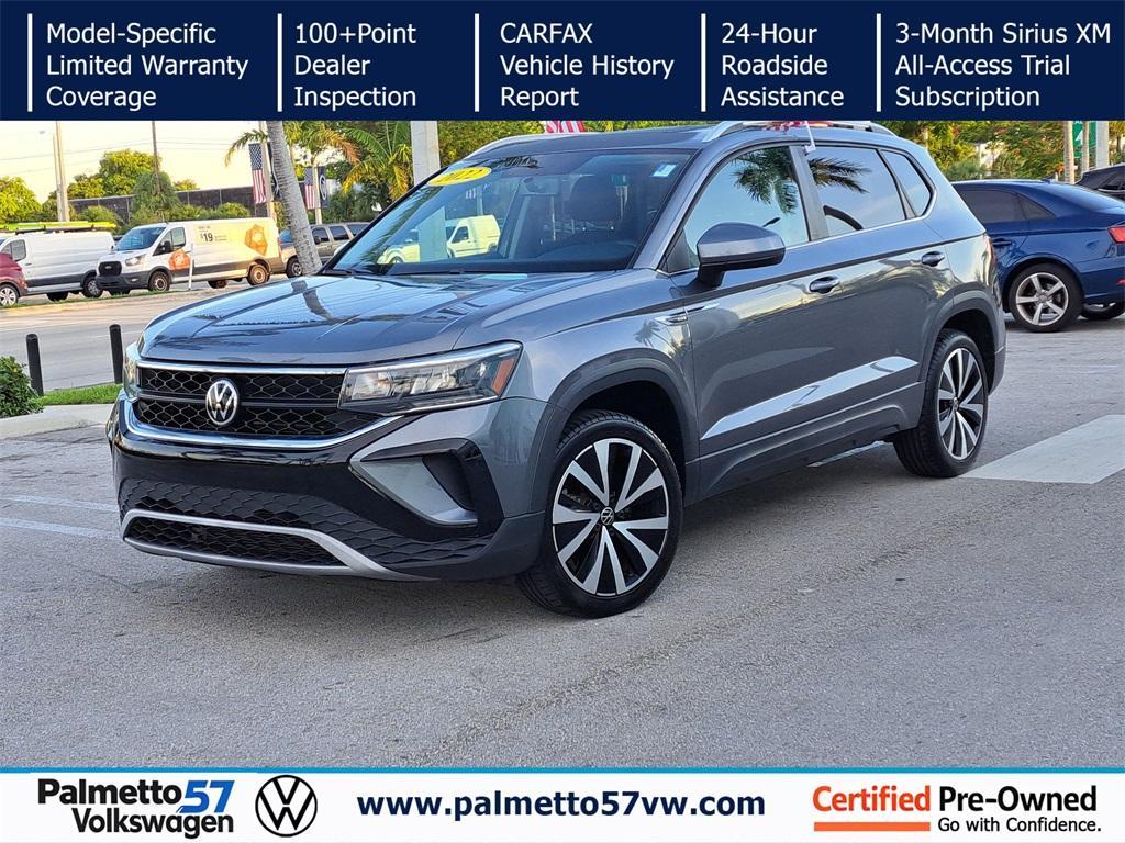 used 2022 Volkswagen Taos car, priced at $16,509