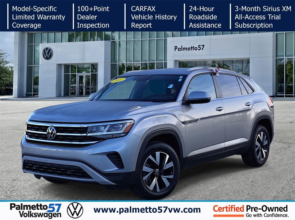 used 2022 Volkswagen Atlas Cross Sport car, priced at $21,691