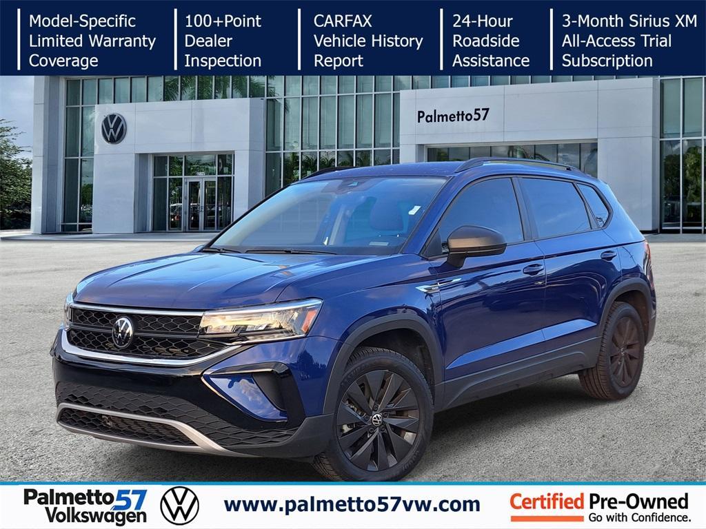 used 2024 Volkswagen Taos car, priced at $19,687