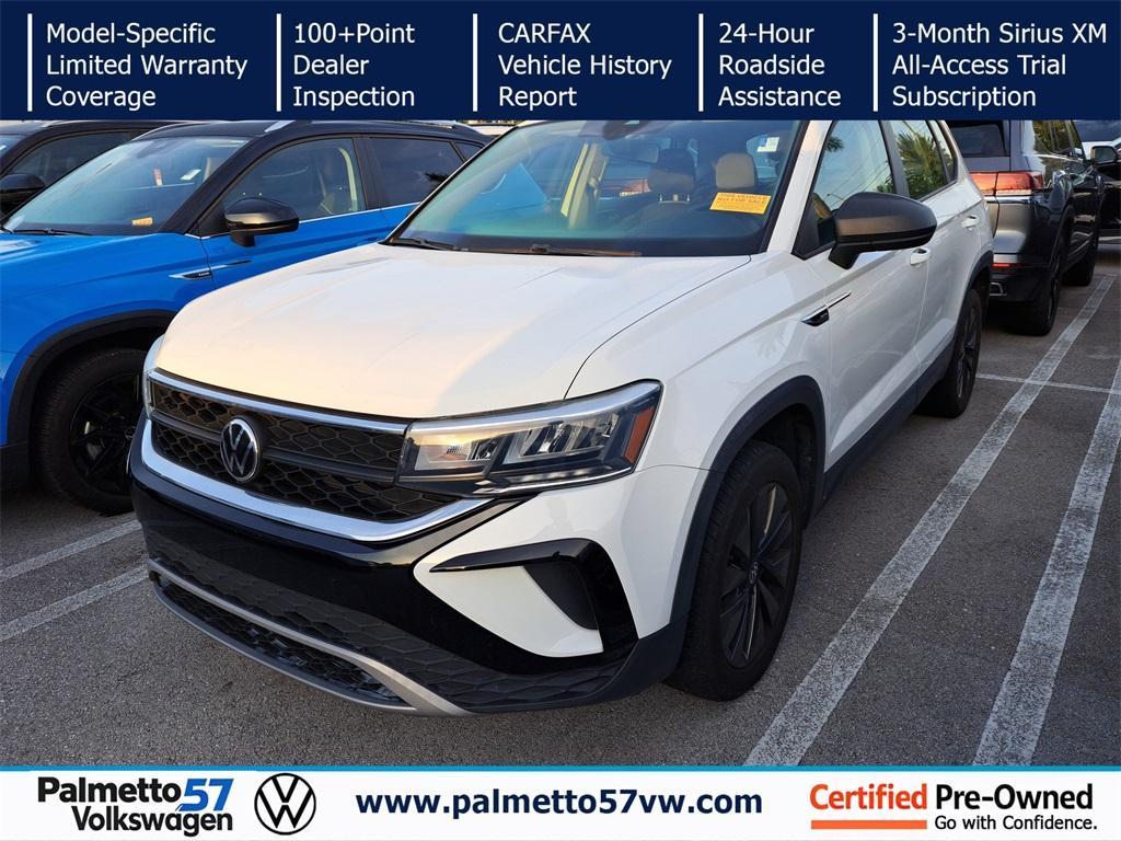 used 2022 Volkswagen Taos car, priced at $16,255