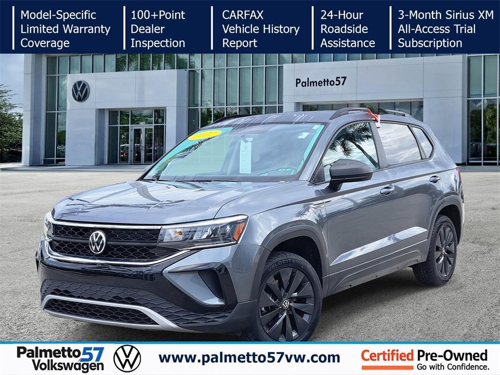used 2022 Volkswagen Taos car, priced at $15,751