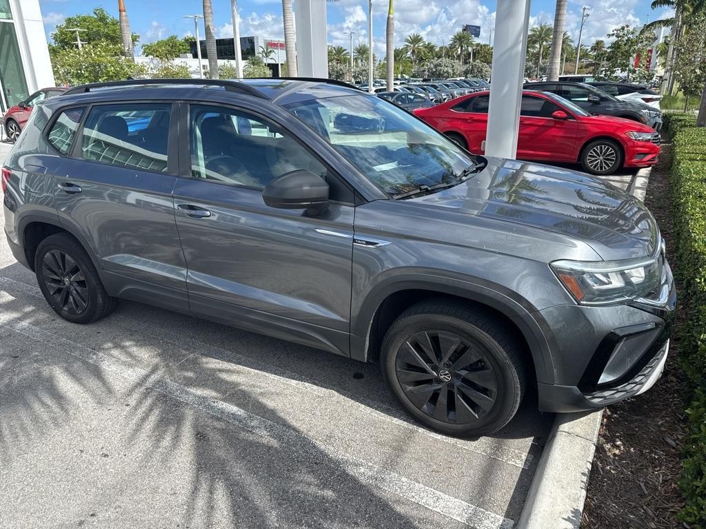 used 2022 Volkswagen Taos car, priced at $18,214