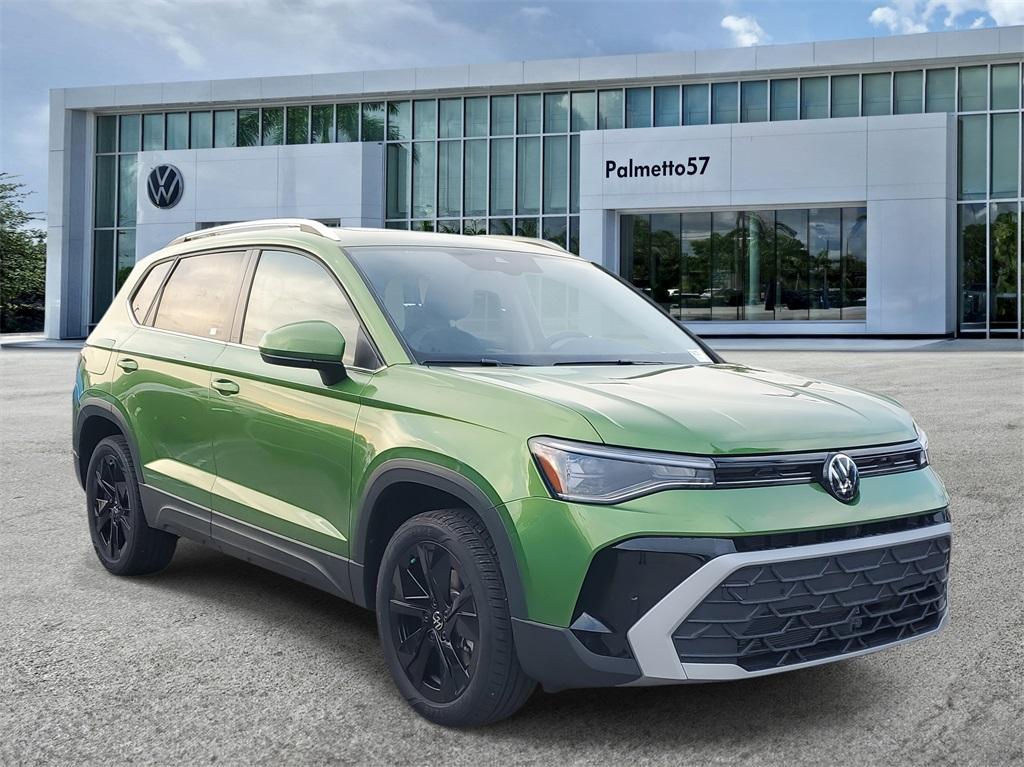 new 2025 Volkswagen Taos car, priced at $30,100