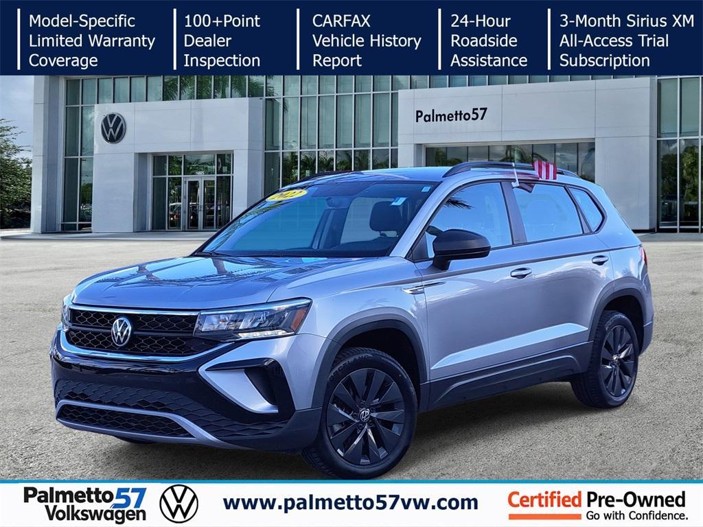 used 2022 Volkswagen Taos car, priced at $17,885