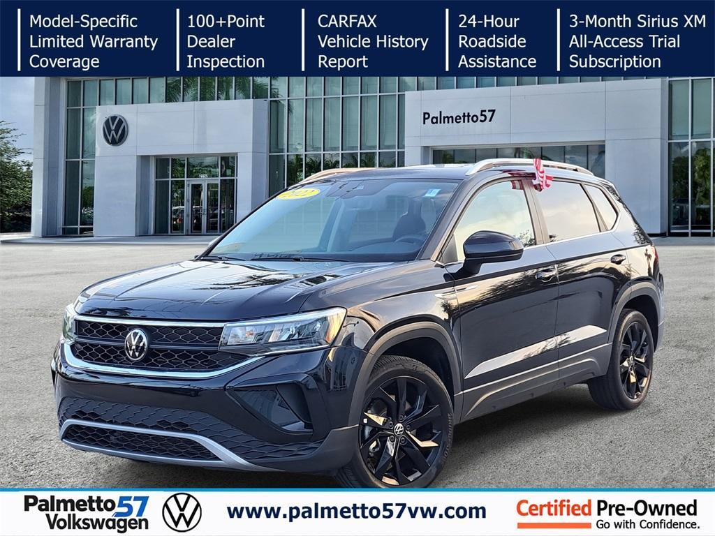 used 2022 Volkswagen Taos car, priced at $17,938