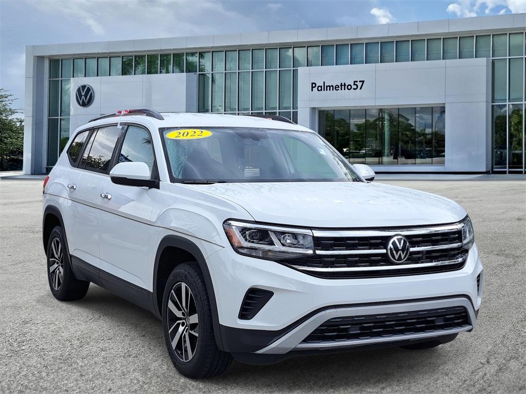 used 2022 Volkswagen Atlas car, priced at $24,539