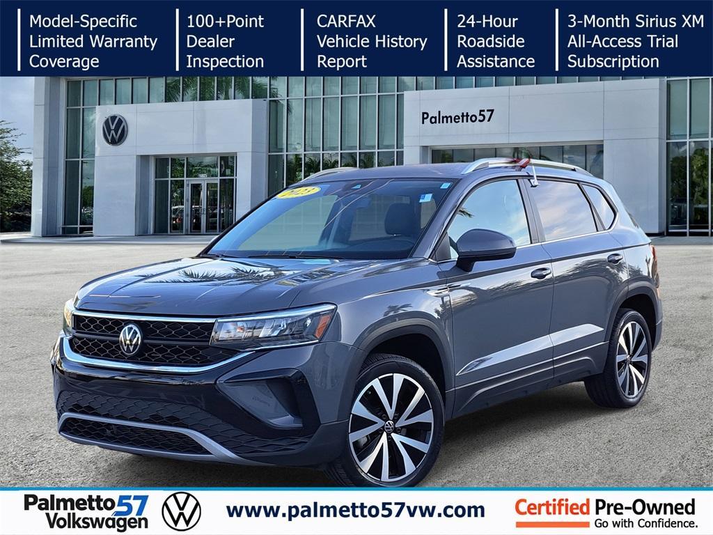 used 2023 Volkswagen Taos car, priced at $18,565