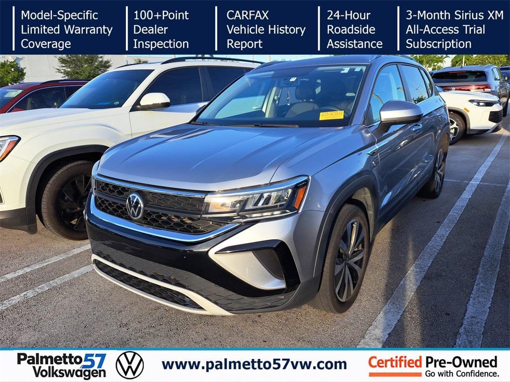used 2022 Volkswagen Taos car, priced at $18,592
