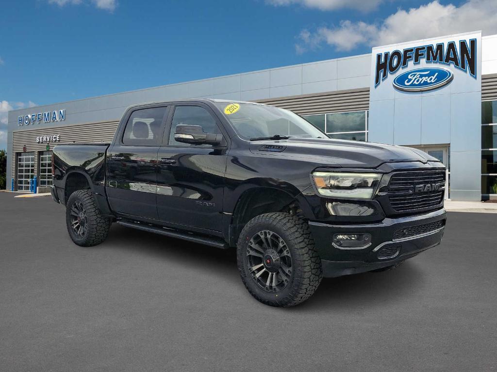 used 2021 Ram 1500 car, priced at $33,695
